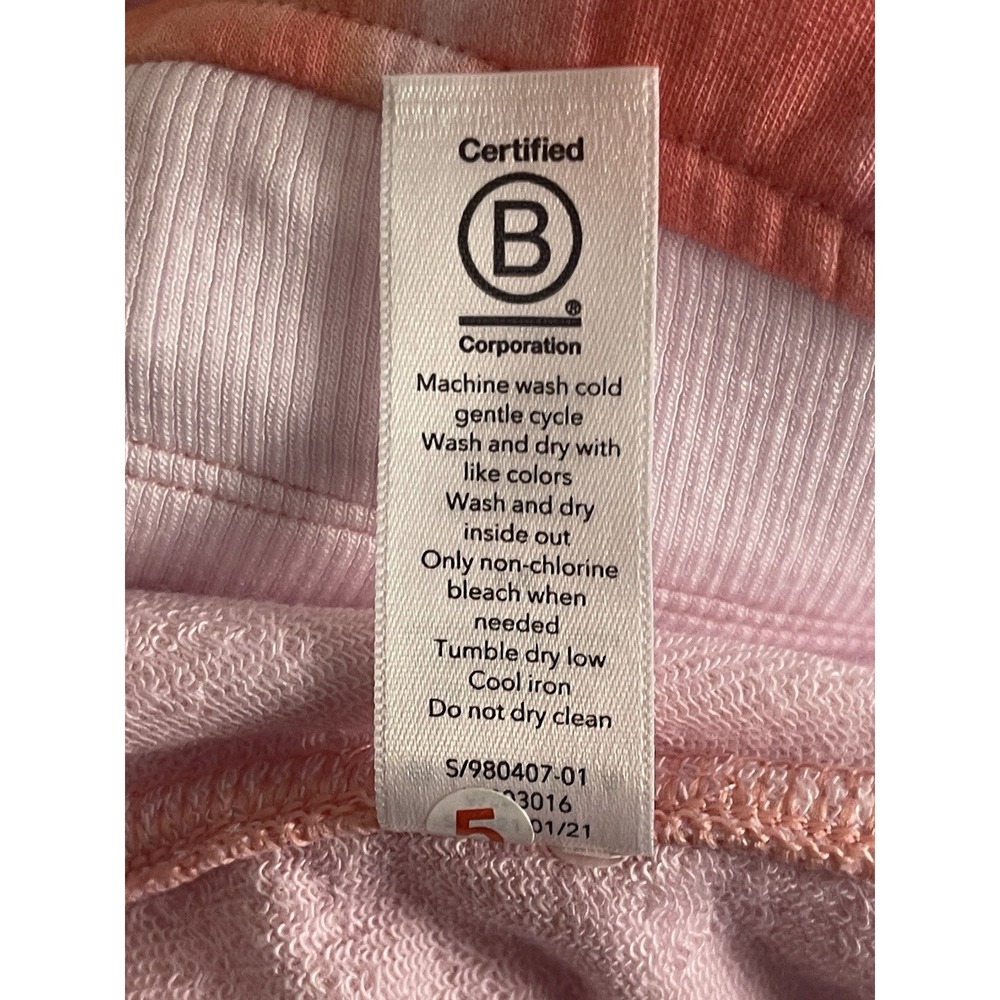 ATHLETA‎ Balance Printed 4" Shortie Shorts Womens 1X Pink Tie Dye Athleisure - Picture 7 of 7